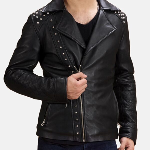 Leather Biker Jacket for men