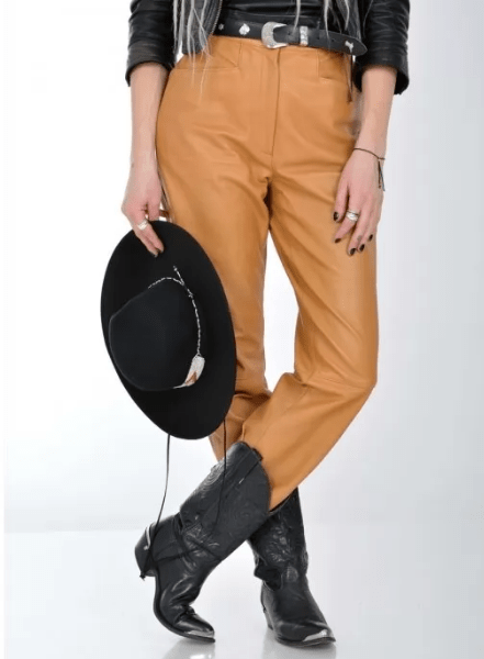 Leather Trousers Pant for women