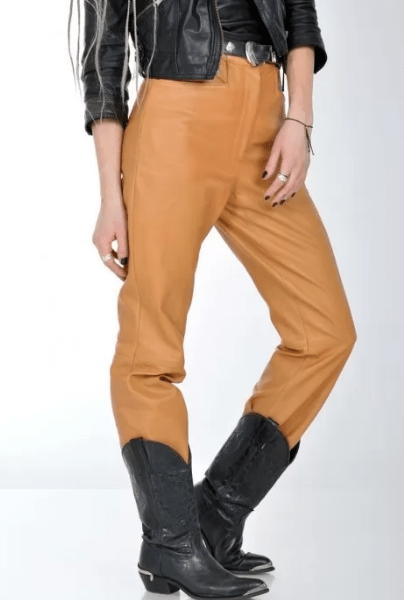 Leather Trousers Pant for women